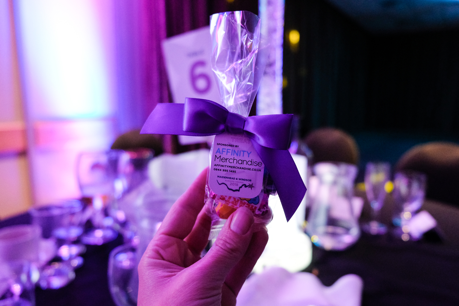Merchandise by Affinity Merchandise at the Maidenhead and Windsor Business Awards